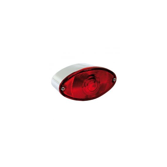 Fanale posteriore snakelight cromato lente rossa