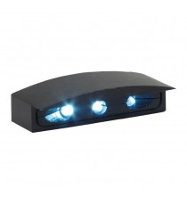 Luce Targa Micro LED Nera