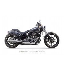 TBR Comp Dual Slip-Ons Softail Breakout 2013 - UP Cromato