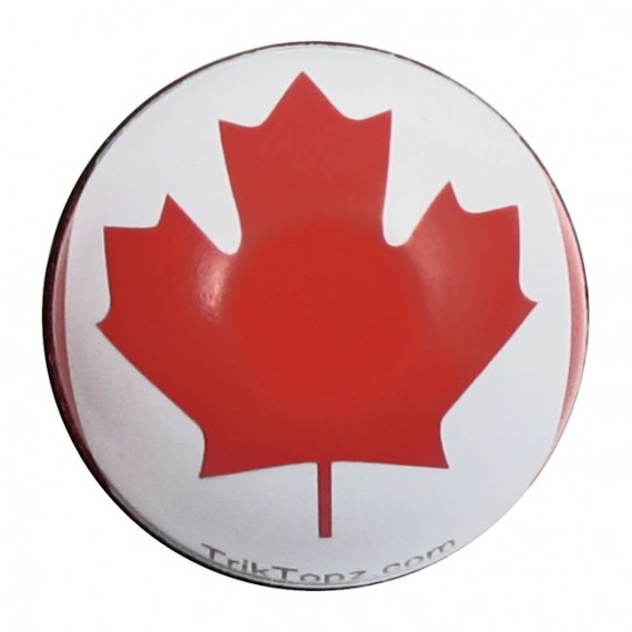 Coppia Tappi Valvola Canadian Flag