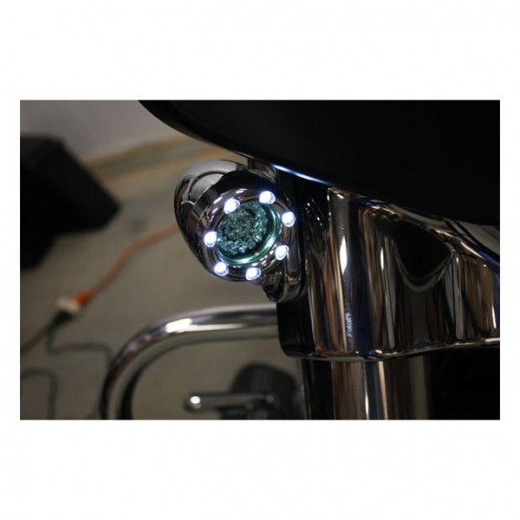 Frecce moto Led Anteriori Bullet Ringz Smoke Lens