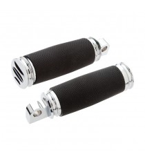 Pedaline Arlen Ness Knurled Soft Touch Scalloped Cromate